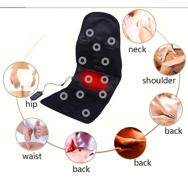 China wholesale cushion 48W chair massage shiatsu back massager Massage cushion electric massage cushion massage chair