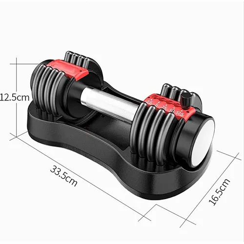 High Quality Factory 12kg Dumbbells Gym Weight Lifting Training Dumbbell Set Adjustable