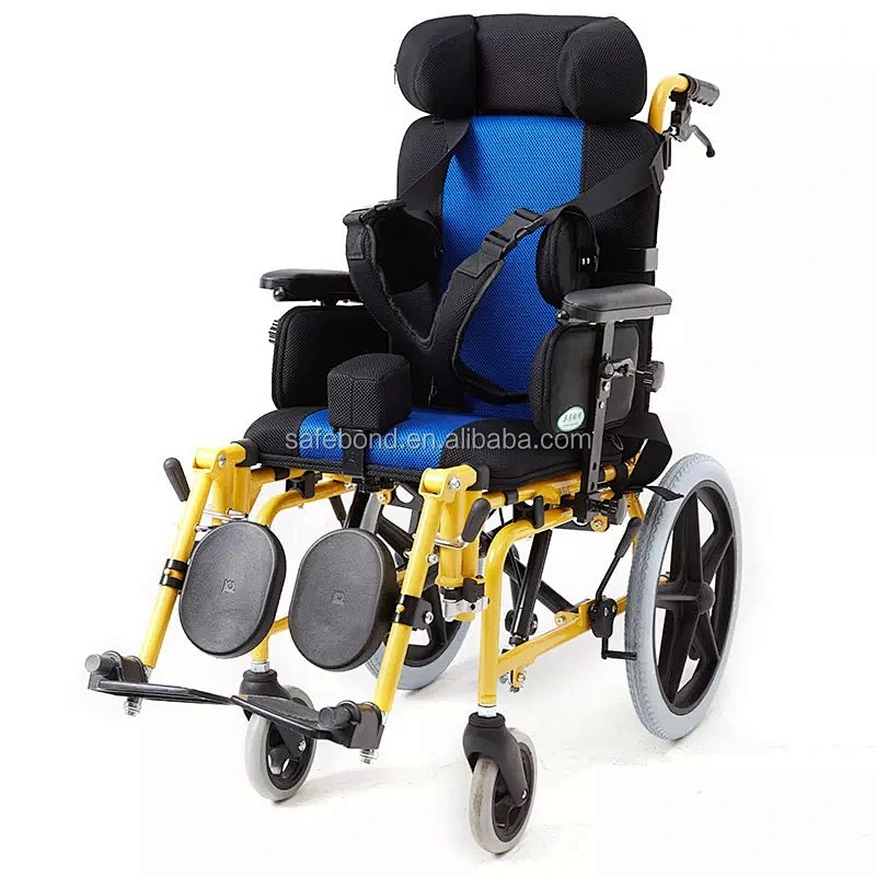 Colorful Manual wheelchairs for cerebral palsy children sale lightweight wheelchairs for sale