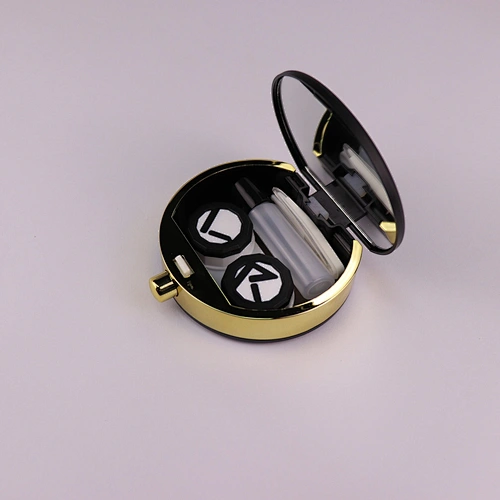 Factory Wholesale Contact Lens Case With Mirror Cheap Price Mini Contact Lenses Case Custom Portable Easy to Carry Box