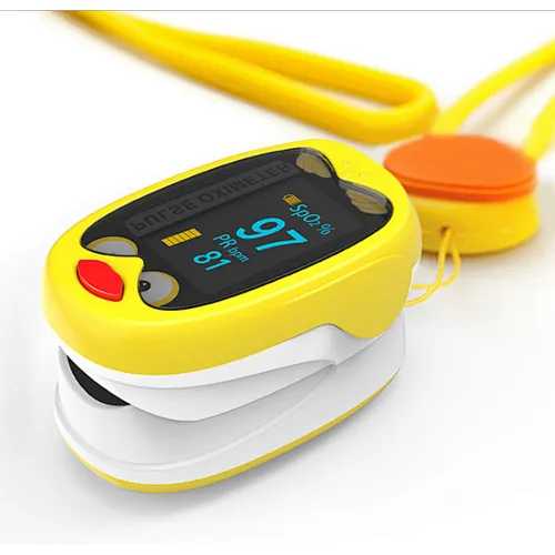 The most hot selling finger pulse oximeter for children use