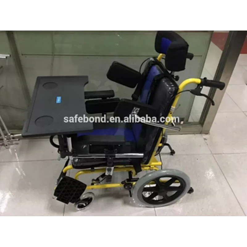 Aluminum Foldable Frame Manual Cerebral Palsy Wheelchair for Cerebral Palsy Walker