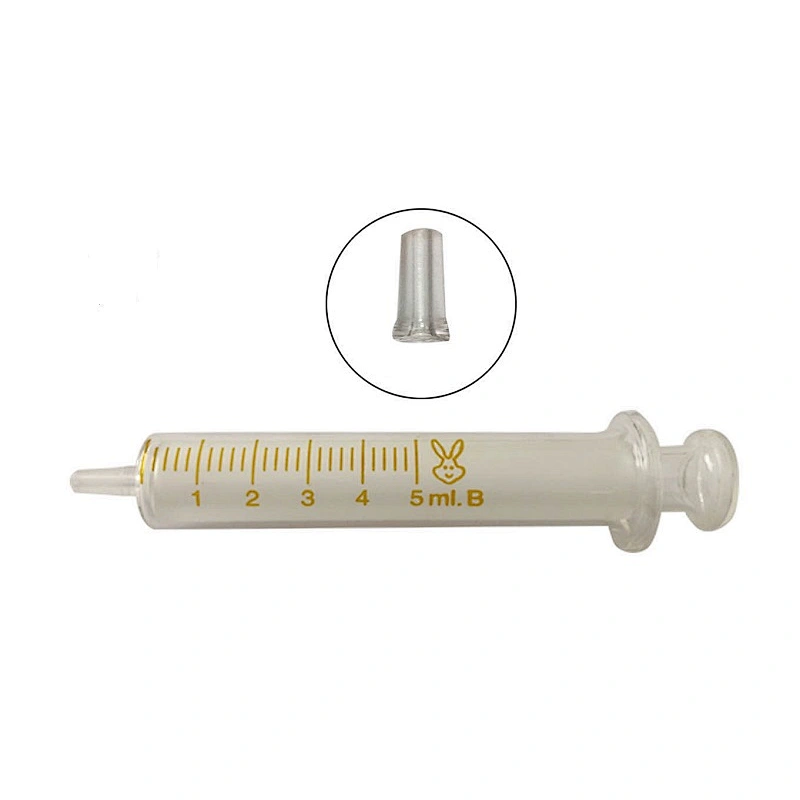 Hot Sale High Quality Plastic 1 ml 10 ml  50 ml Pyrex Disposable Syringe