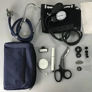 High Quality Doctor Medical Kit Cheap Nurse Kit Portable Stethoscope Kit Electric Blood Pressure Monitor Ce OEM Sphygmomanometer