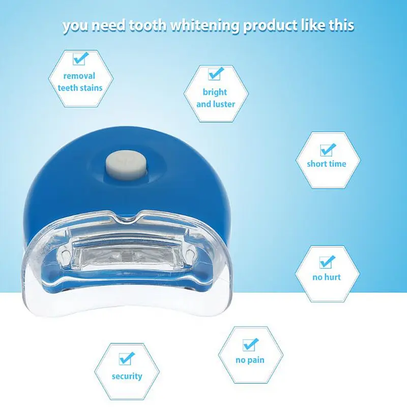 5 LED light Non Peroxide Teeth Whitening Home Kit Teeth Whitening Home Kit Led teeth whitening light teeth whitening Led light
