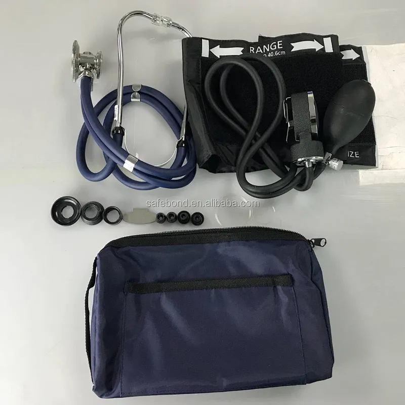 High Quality Doctor Medical Kit Cheap Nurse Kit Portable Stethoscope Kit Electric Blood Pressure Monitor Ce OEM Sphygmomanometer