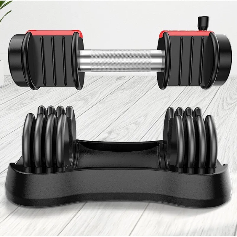Dumbbell 12kg gym work out hand weights adjustable dumbbell set