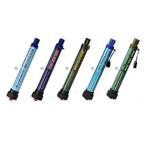 Amazon hot Personal Water Filter 2000L Mini Portable Water Purifier Straw Survival kit Emergency Preparedness for Camping Hiking