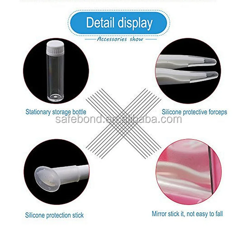 High quality reflective Cover contact lenses case with mirror