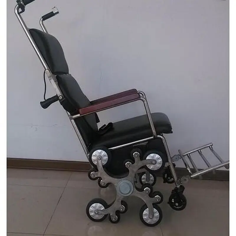 New Design Four Wheels Electric Stair Climbing Wheelchair