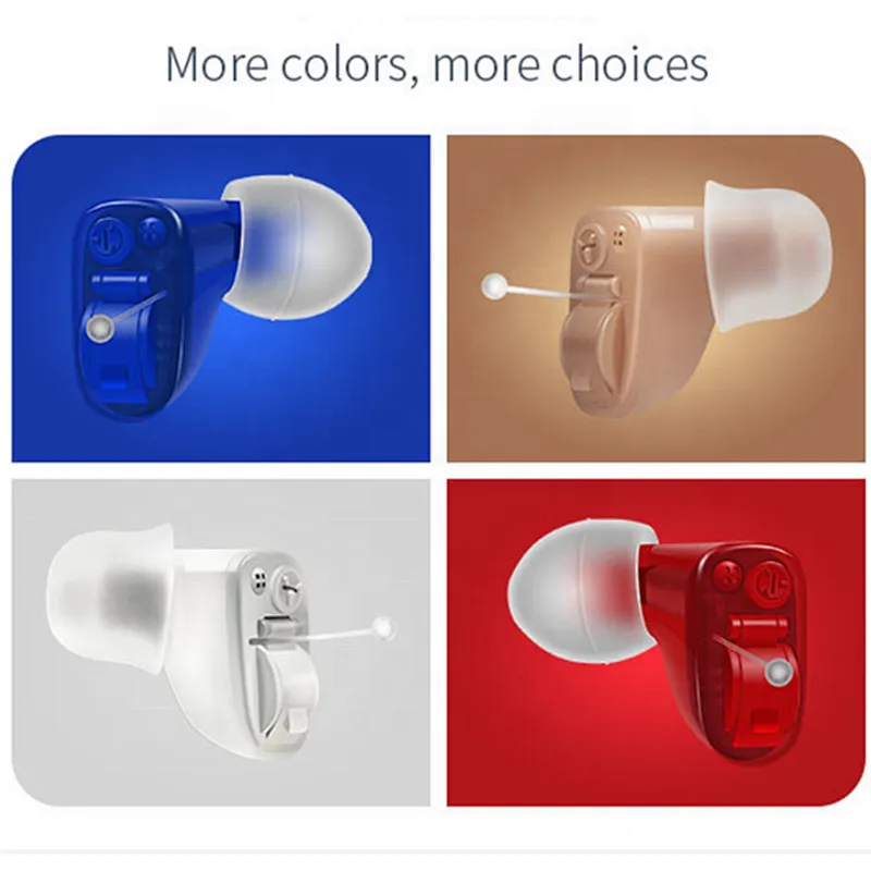 OEM 1.5 hours for battery 15 hours for use rechargeable invisible hearing aid hearing aid new sound hearing aid new best ear hearing aid