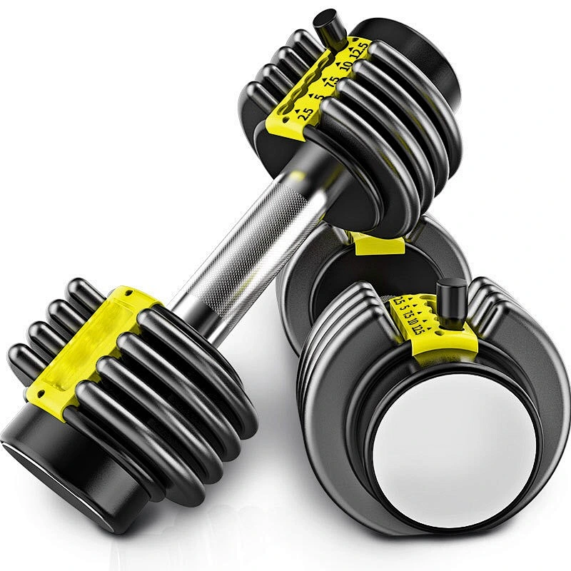 Dumbbell 12kg gym work out hand weights adjustable dumbbell set