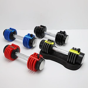 Dumbbell 12kg gym work out hand weights adjustable dumbbell set