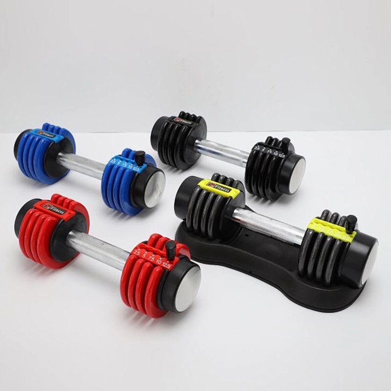 Dumbbell 12kg gym work out hand weights adjustable dumbbell set