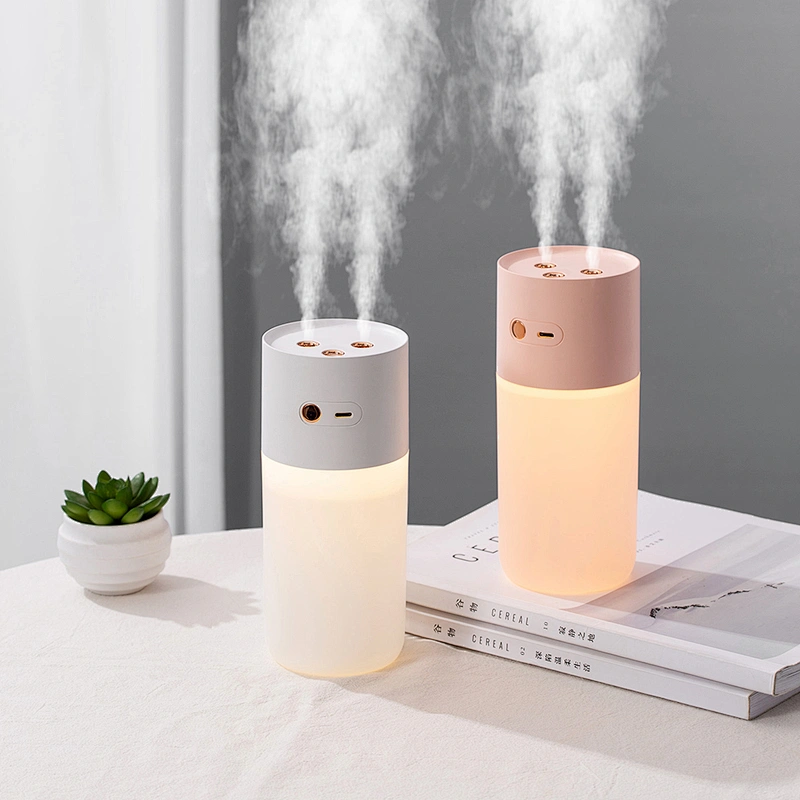 Portable Rechargeable Cute Led Light USB Cool Mist Humidifier 400 ml Double Spray wireless Led Light USB Cool Mist humidifier Rechargeable Cute Led Light USB Cool Mist Humidifie Cool Mist Humidifier 400 ml Double Spray