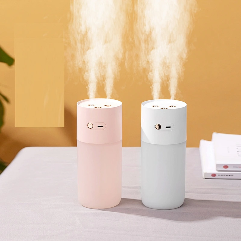 USB Wireless Commercial Humidifier Cool Mist LED Night Light Mute Air Humidifier Double Spray cute humidifier 400ml Cool Mist LED Night Light Mute Air Humidifier USB Wireless Commercial Humidifier