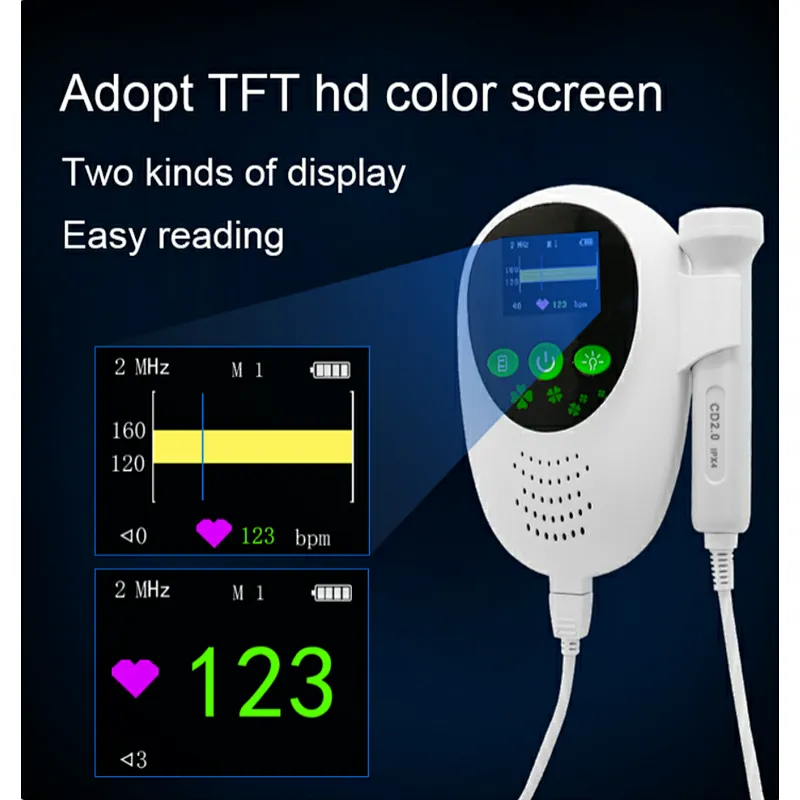 Easy Use Home Fetal Doppler Machine for Pregnant from China ...