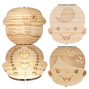 New design box of teeth colorful mice children  milk teeth box can be customized baby teething box baby teething box box of teeth milk teeth box