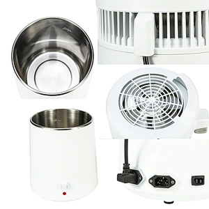 Household 6L water distilling machine with plastic jug