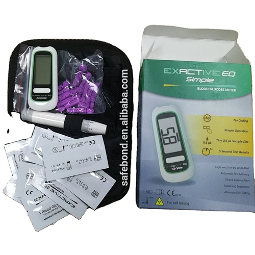 Hot sale CE And ISO Approved High Accuracy Easy And Quick Test Blood Glucose Meter Blood Sugar Monitor And Glucometer