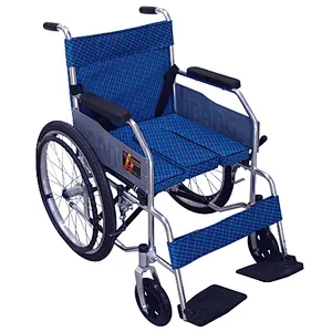 High Quality Sturdy Wheelchair/Soft Manual Wheelchair /Steel Folding Chromed Manual Wheelchair