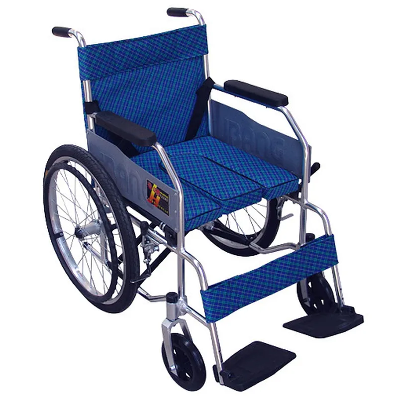 High Quality Sturdy Wheelchair/Soft Manual Wheelchair /Steel Folding Chromed Manual Wheelchair