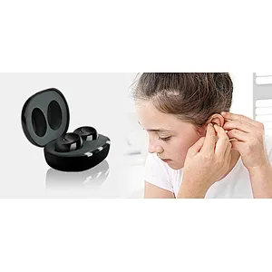 Comfortable Rechargeable Hearing Aid Amplifier with Easy to Carry Case hearing aids for the deaf hearing aids for the deaf hearing aids for the deaf