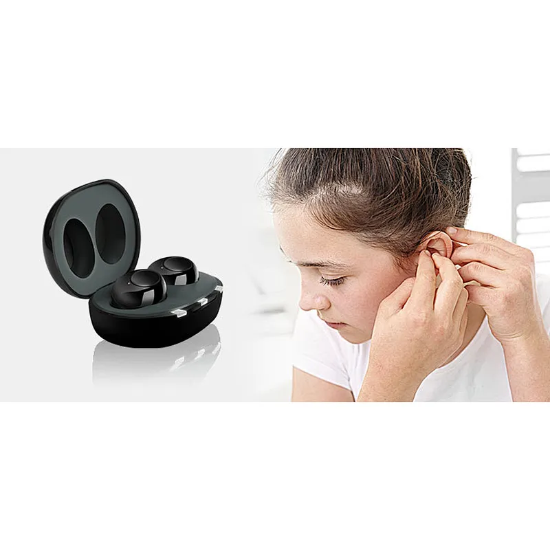 Comfortable Rechargeable Hearing Aid Amplifier with Easy to Carry Case hearing aids for the deaf hearing aids for the deaf hearing aids for the deaf