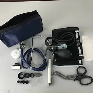 High Quality Doctor Medical Kit Cheap Nurse Kit Portable Stethoscope Kit Electric Blood Pressure Monitor Ce OEM Sphygmomanometer