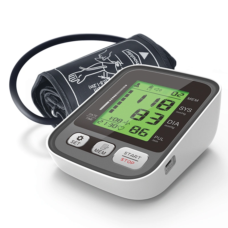 Full Automatic 3 Color Backlight Digital Blood Pressure Meter Upper Arm Blood Pressure Monitor for Sale Full Automatic 3 Color Backlight Digital Blood Pressure Meter Automatic Digital Upper Arm Blood Pressure Monitor digital blood pressure monitor