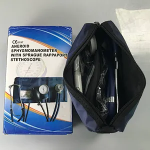 High Quality Doctor Medical Kit Cheap Nurse Kit Portable Stethoscope Kit Electric Blood Pressure Monitor Ce OEM Sphygmomanometer