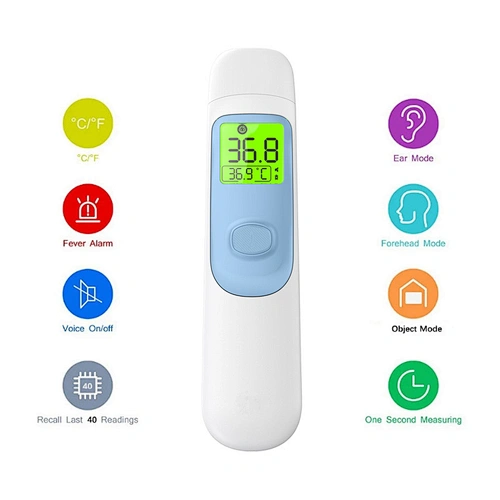 Hot Sale anti-epidemic supplies Non contact infrared Forehead thermometer wholesale Body Infrared Fever Thermometer
