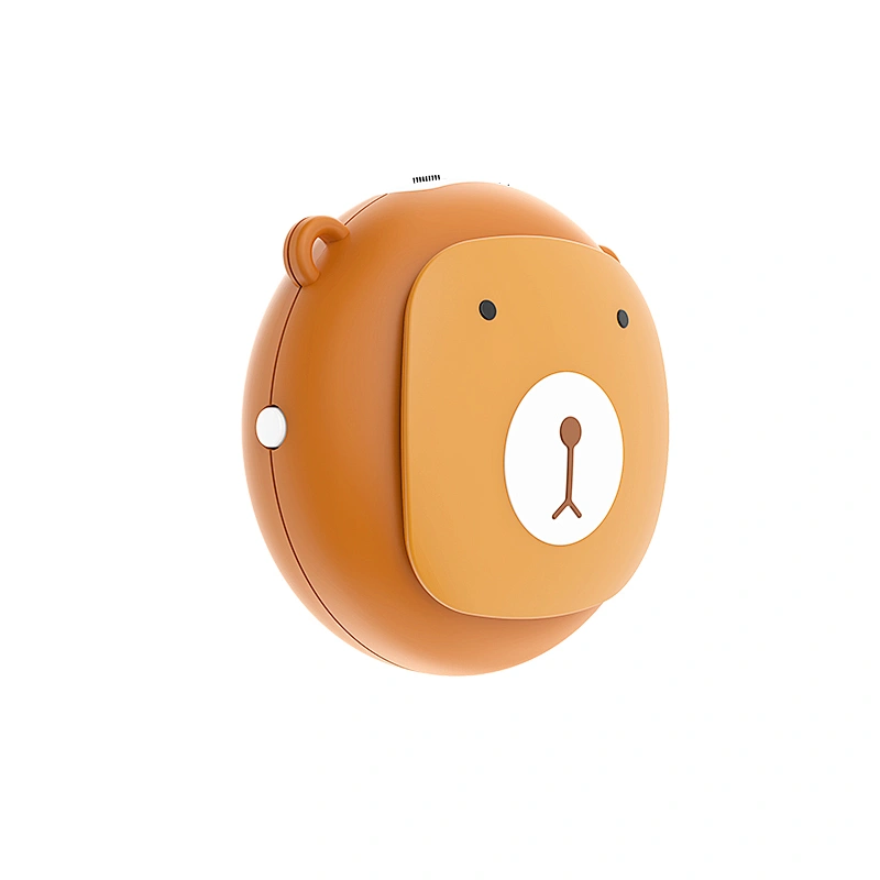 Mini Bear shape personal  portable air purifier necklace ionizer wearable type for home