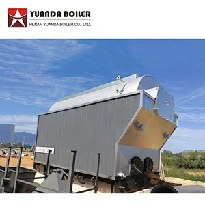 DZH 1 to 6 ton Manual feed Wood Firewood Log Fired Industrial Horizontal Steam Boiler Machine