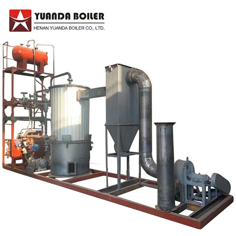 YGL vertical wood biomass coal fired thermal fluid oil heater boiler