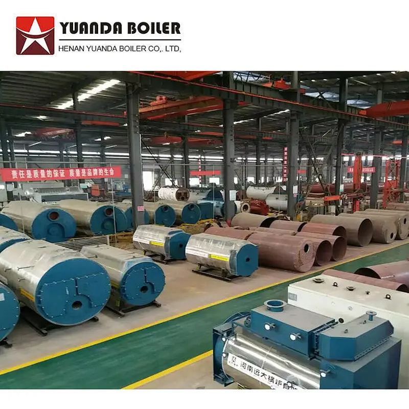 WNS 1 to 20 Ton Industrial Fire Tube Natural Gas Diesel Heavy Oil Lpg Fired Steam Boiler For Sale