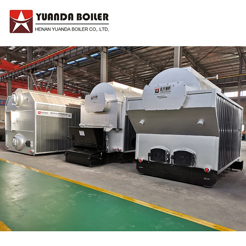 DZL horizontal automatic coal biomas pellet wood chips fired central heating hot water boiler