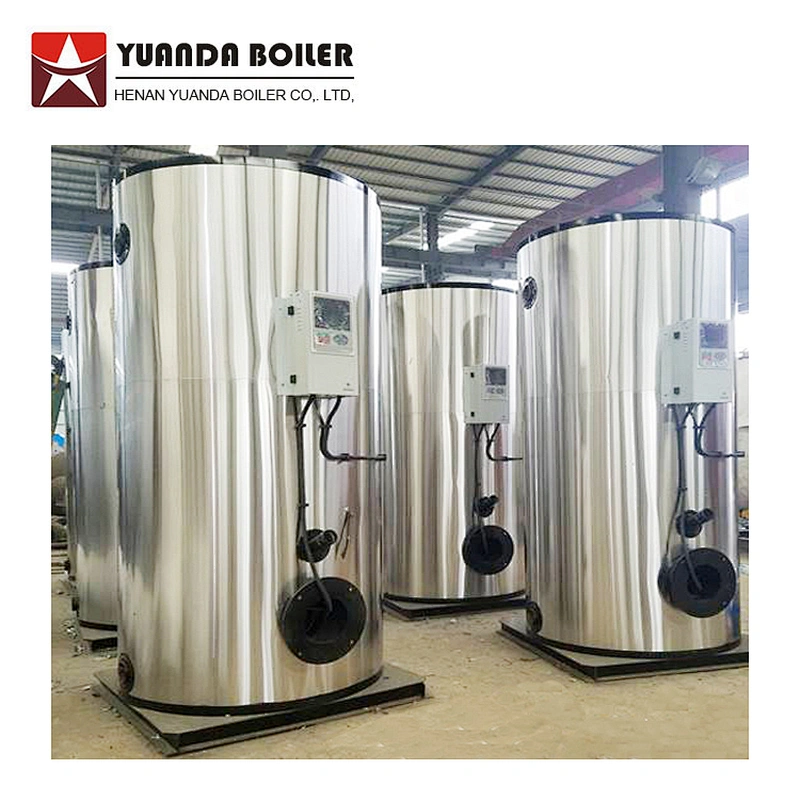 LHS Vertical small 0.1 to 1 ton natural gas lpg diesel oil fired steam boiler