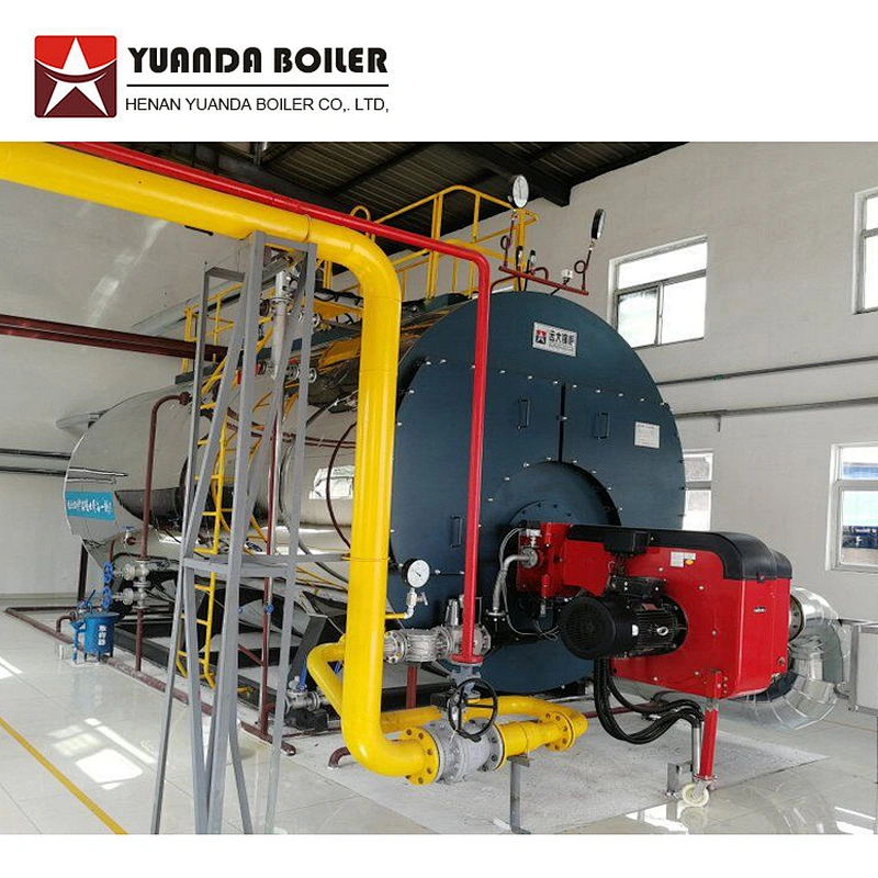 WNS 1 to 20 Ton Industrial Fire Tube Natural Gas Diesel Heavy Oil Lpg Fired Steam Boiler For Sale