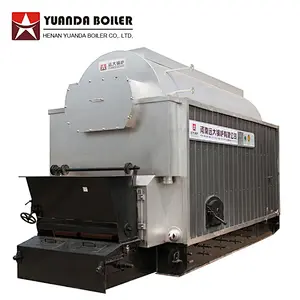 DZL horizontal automatic coal biomas pellet wood chips fired central heating hot water boiler