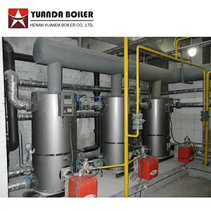 LHS small vertical 120kw 230kw 350kw 480kw 700kw lpg diesel oil natural gas fired hot water boiler