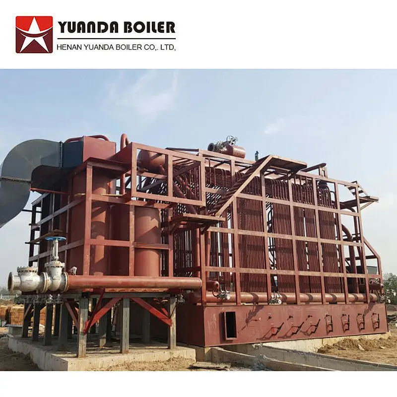 SZL water tube biomass wood firewood pellets chips palm fuel shell fired hot water boiler