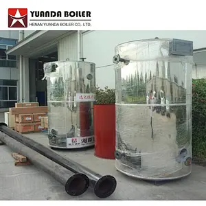 LHS Vertical small 0.1 to 1 ton natural gas lpg diesel oil fired steam boiler