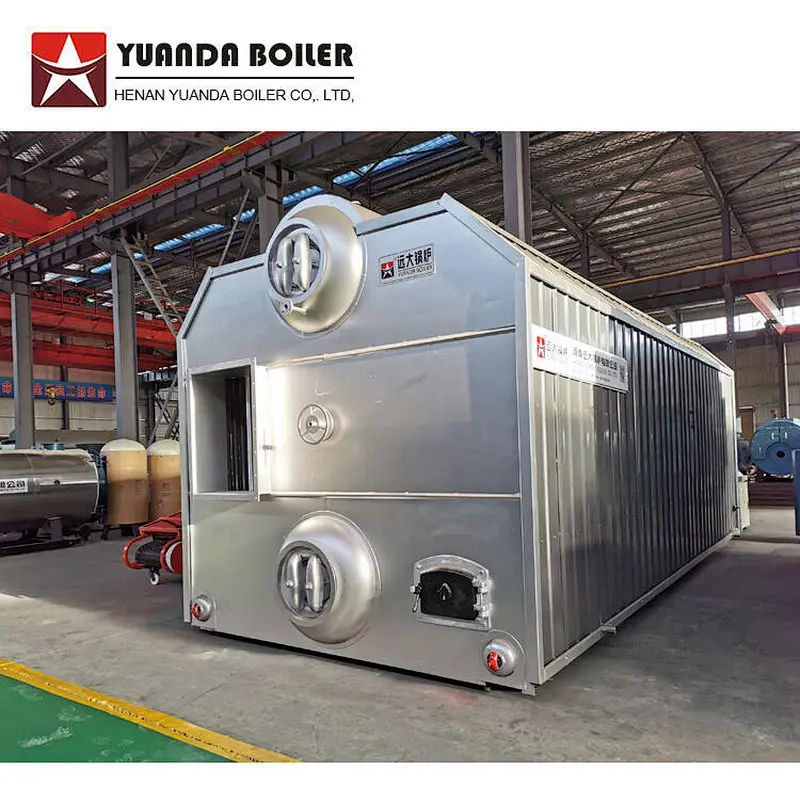 SZL double drum 1 to 40 ton water tube coal wood pellet chip biomass fired steam boiler