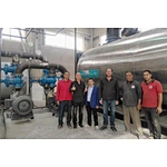 Our engineer Mr Gao installs 7000kg thermal oil boiler in Egypt.