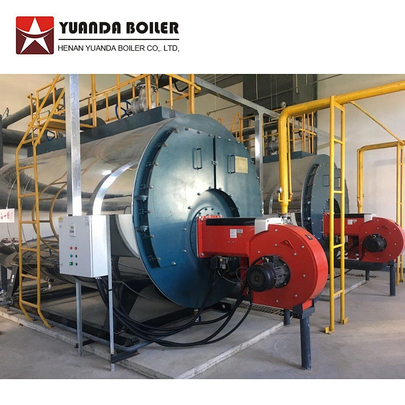 WNS 1 to 20 Ton Industrial Fire Tube Natural Gas Diesel Heavy Oil Lpg Fired Steam Boiler For Sale