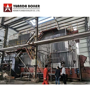 SZL double drum 1 to 40 ton water tube coal wood pellet chip biomass fired steam boiler