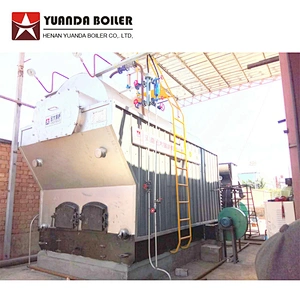 DZH 1 to 6 ton Manual feed Wood Firewood Log Fired Industrial Horizontal Steam Boiler Machine