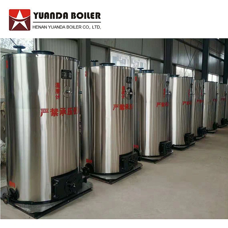 LHS Vertical small 0.1 to 1 ton natural gas lpg diesel oil fired steam boiler