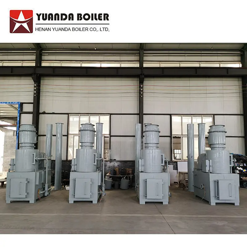 Industrial hospital hazardous medical waste animal pet food paper chemical waste incinerator for sale